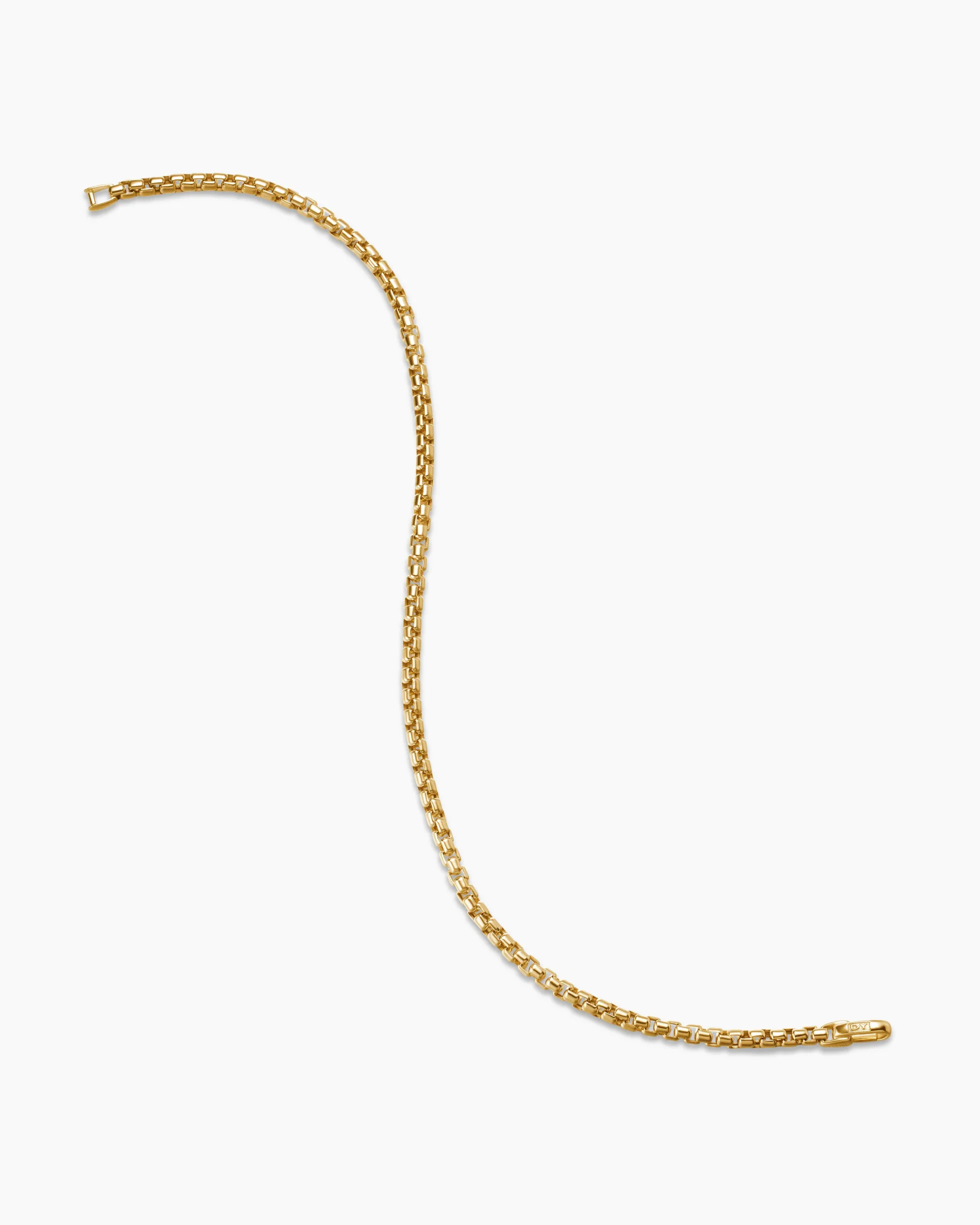 DY Bel Aire Box Chain Bracelet 18K Yellow Gold, 2.7mm