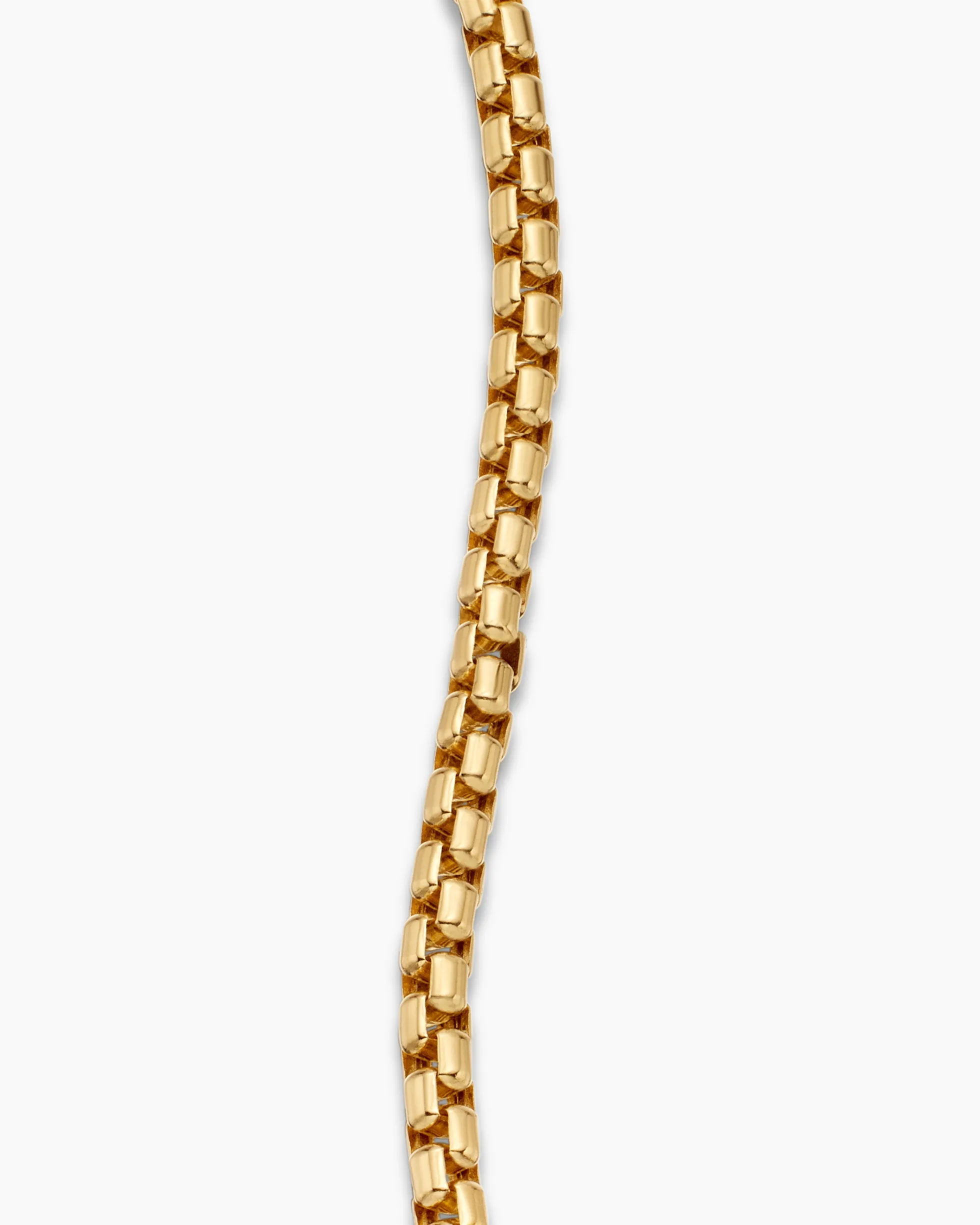 DY Bel Aire Box Chain Bracelet 18K Yellow Gold, 2.7mm