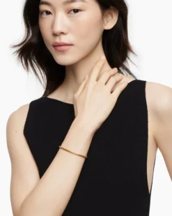 DY Bel Aire Box Chain Bracelet 18K Yellow Gold, 4mm