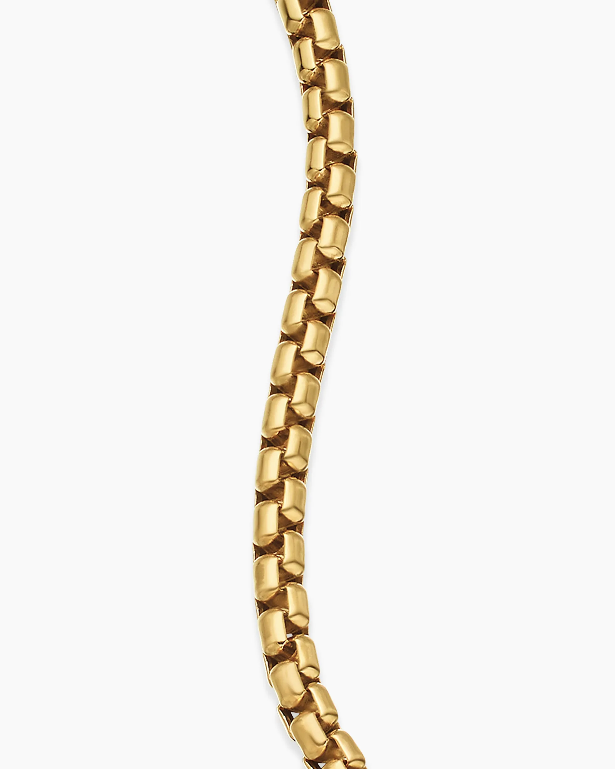 DY Bel Aire Box Chain Bracelet 18K Yellow Gold, 4mm