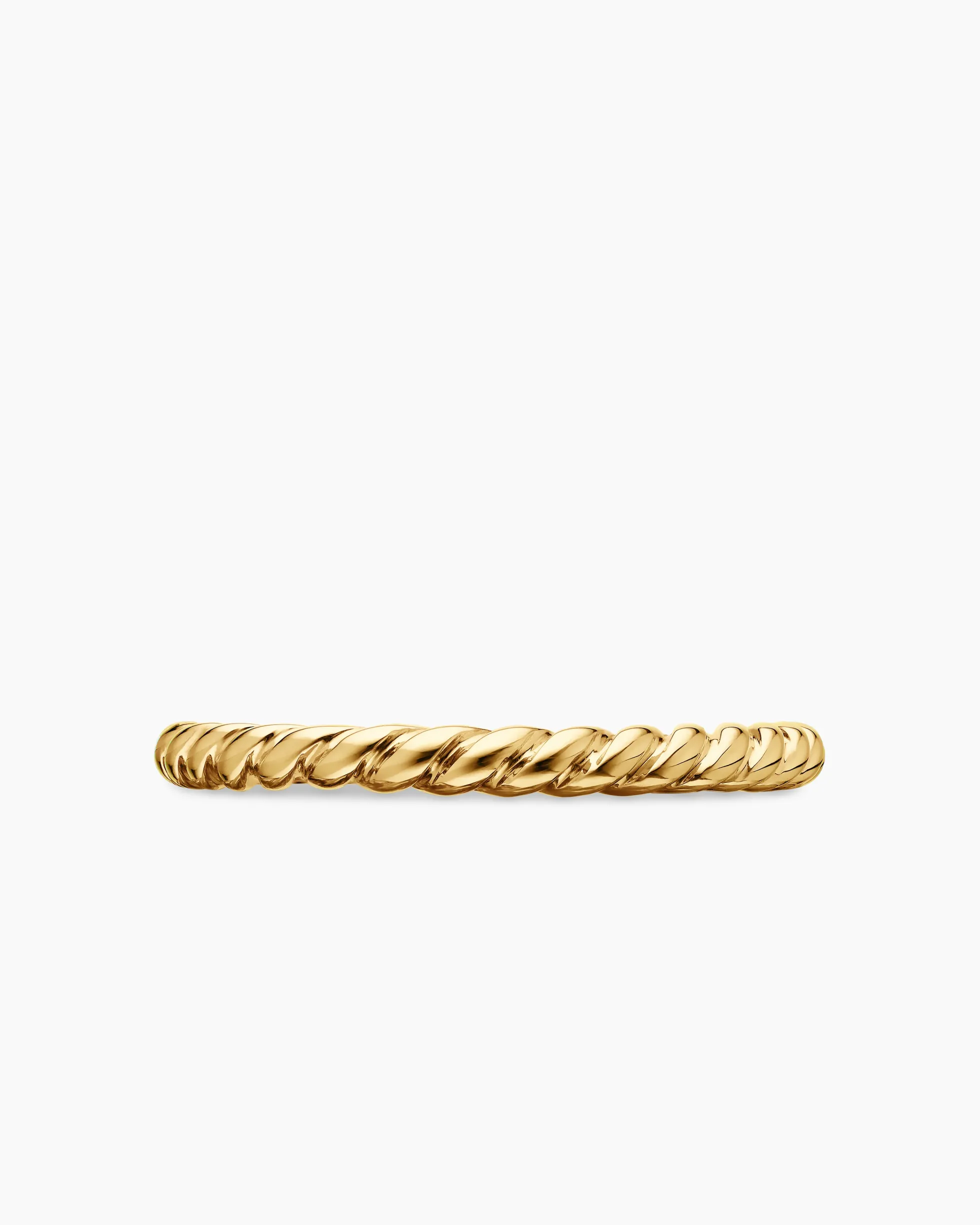 DY Cable Band Ring 18K Yellow Gold, 3mm