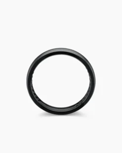 DY Classic Band Ring Black Titanium, 4mm