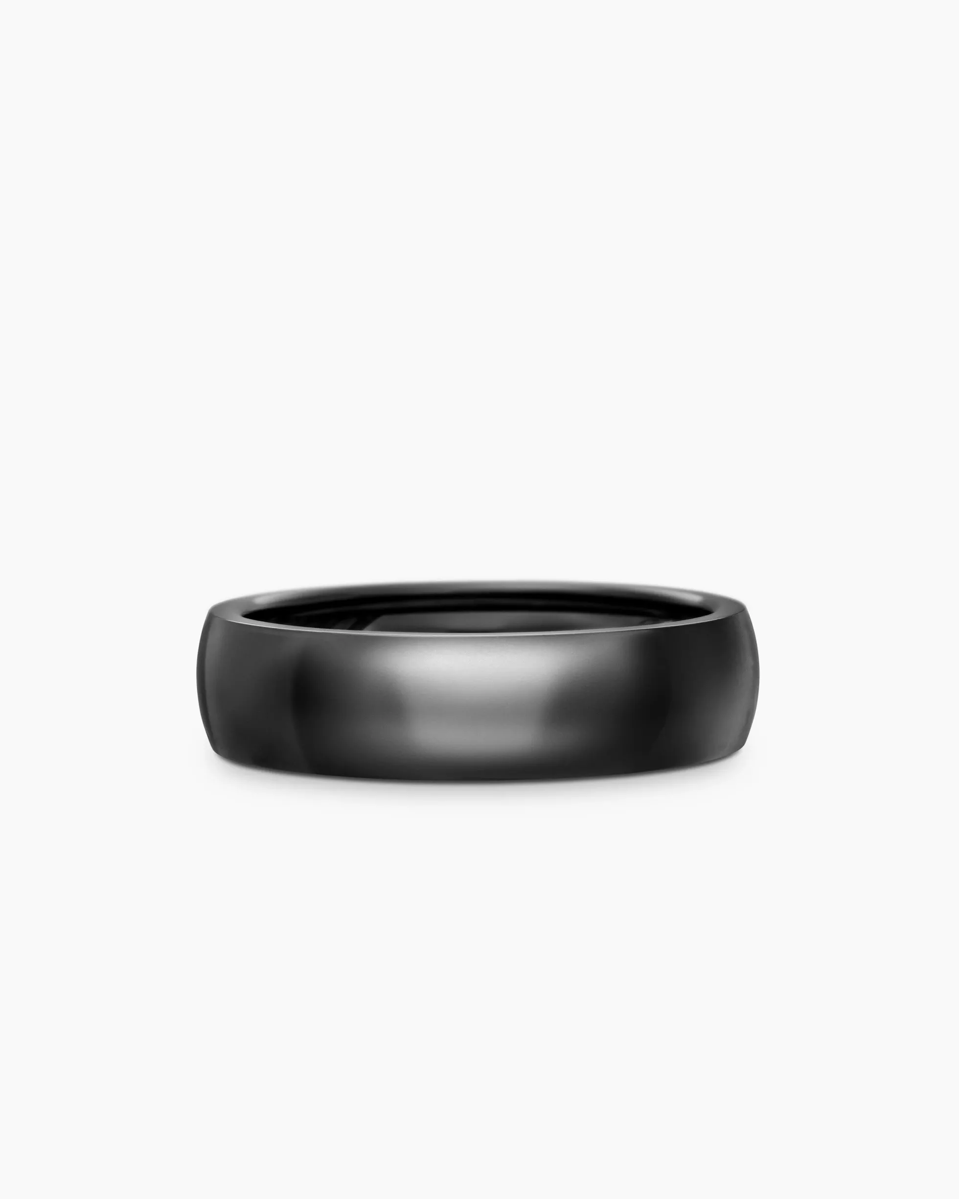 DY Classic Band Ring Black Titanium, 6mm