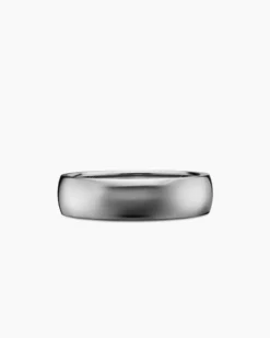 DY Classic Band Ring Grey Titanium, 6mm