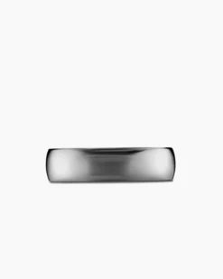 DY Classic Band Ring Grey Titanium, 6mm