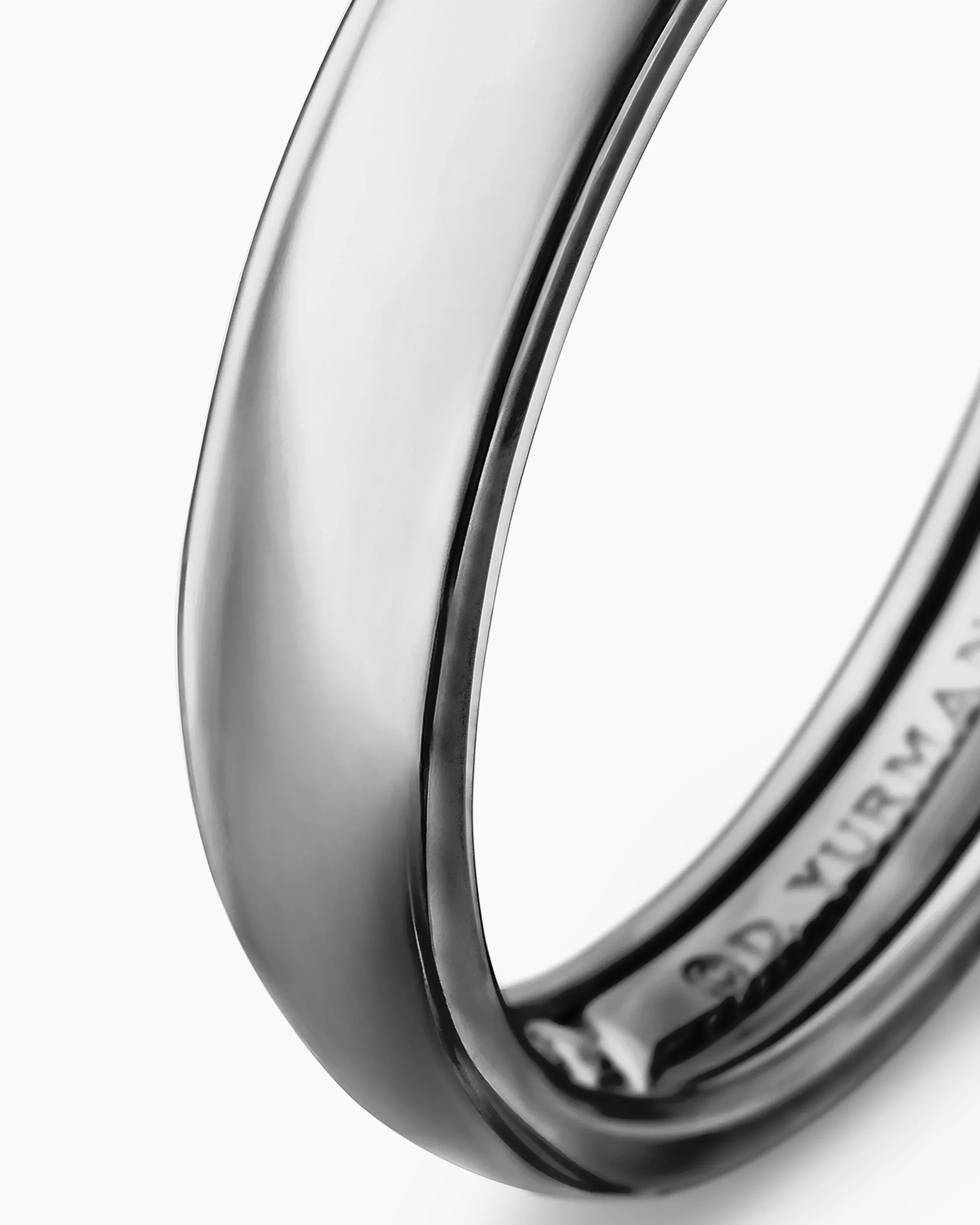 DY Classic Band Ring Grey Titanium, 4mm