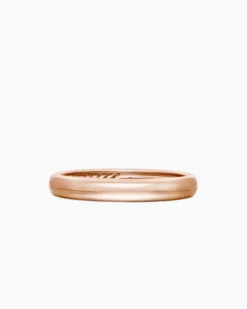 DY Classic Band Ring 18K Rose Gold, 3.5mm