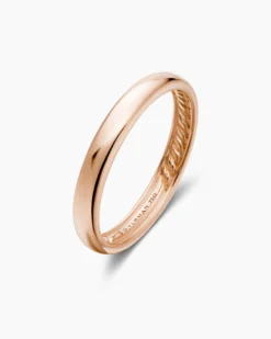 DY Classic Band Ring 18K Rose Gold, 3.5mm