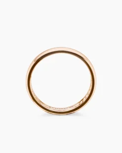 DY Classic Band Ring 18K Rose Gold, 3.5mm