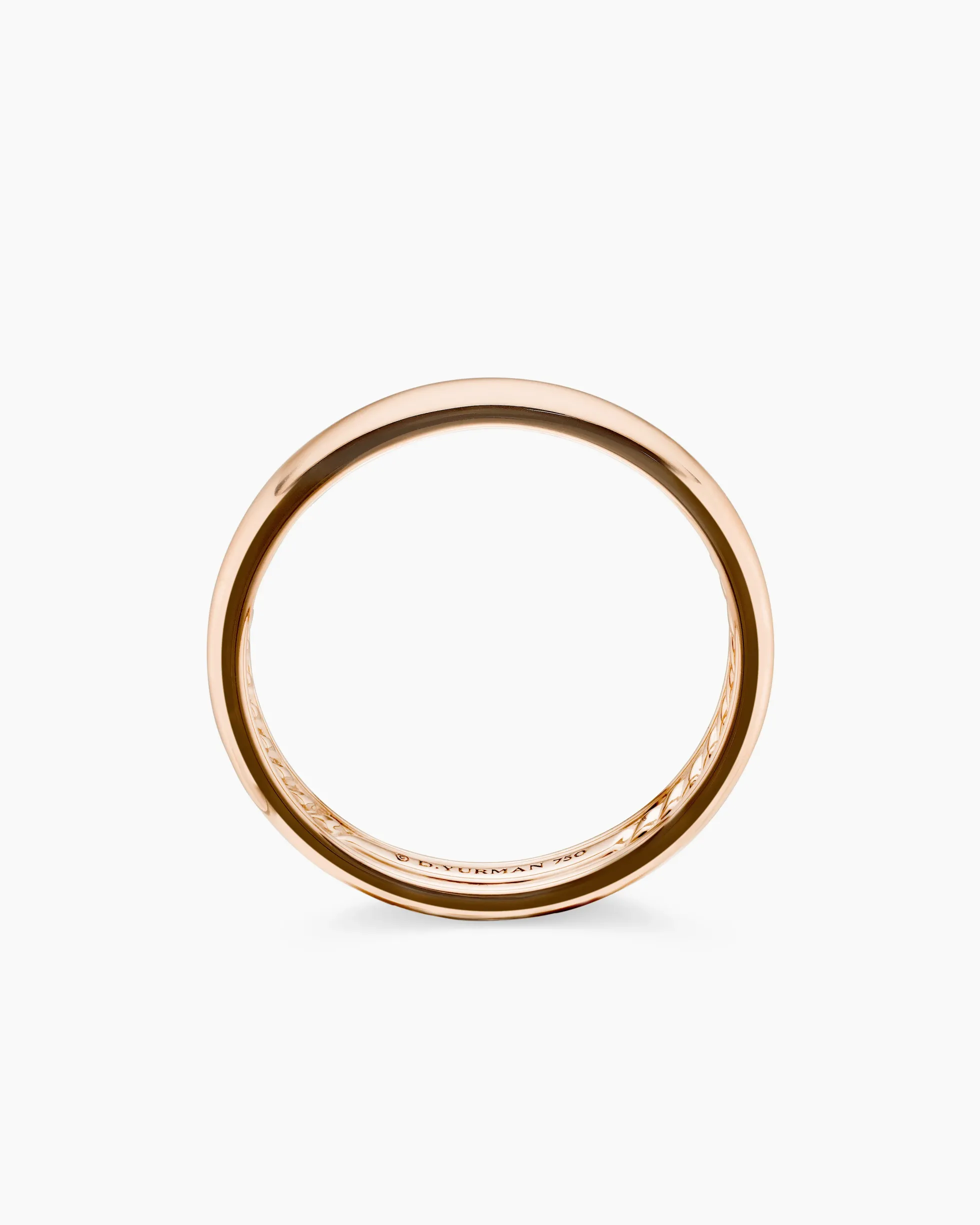 DY Classic Band Ring 18K Rose Gold, 3.5mm