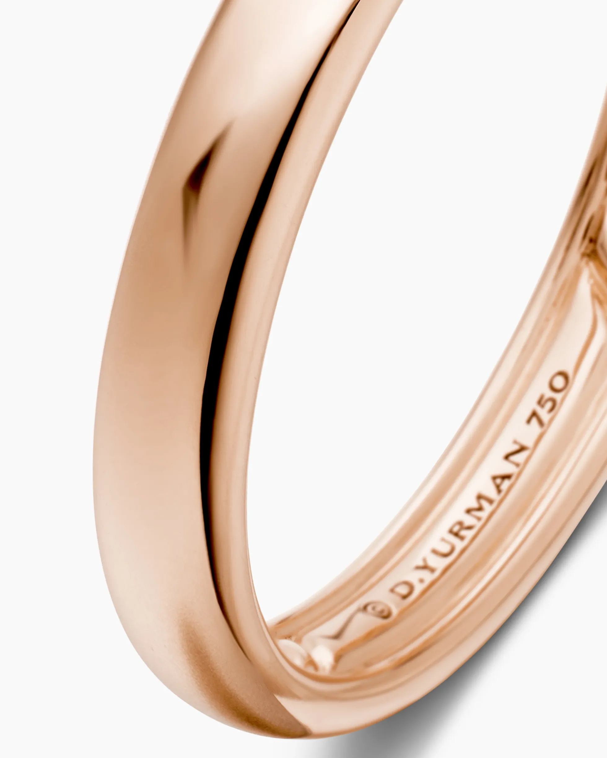DY Classic Band Ring 18K Rose Gold, 3.5mm