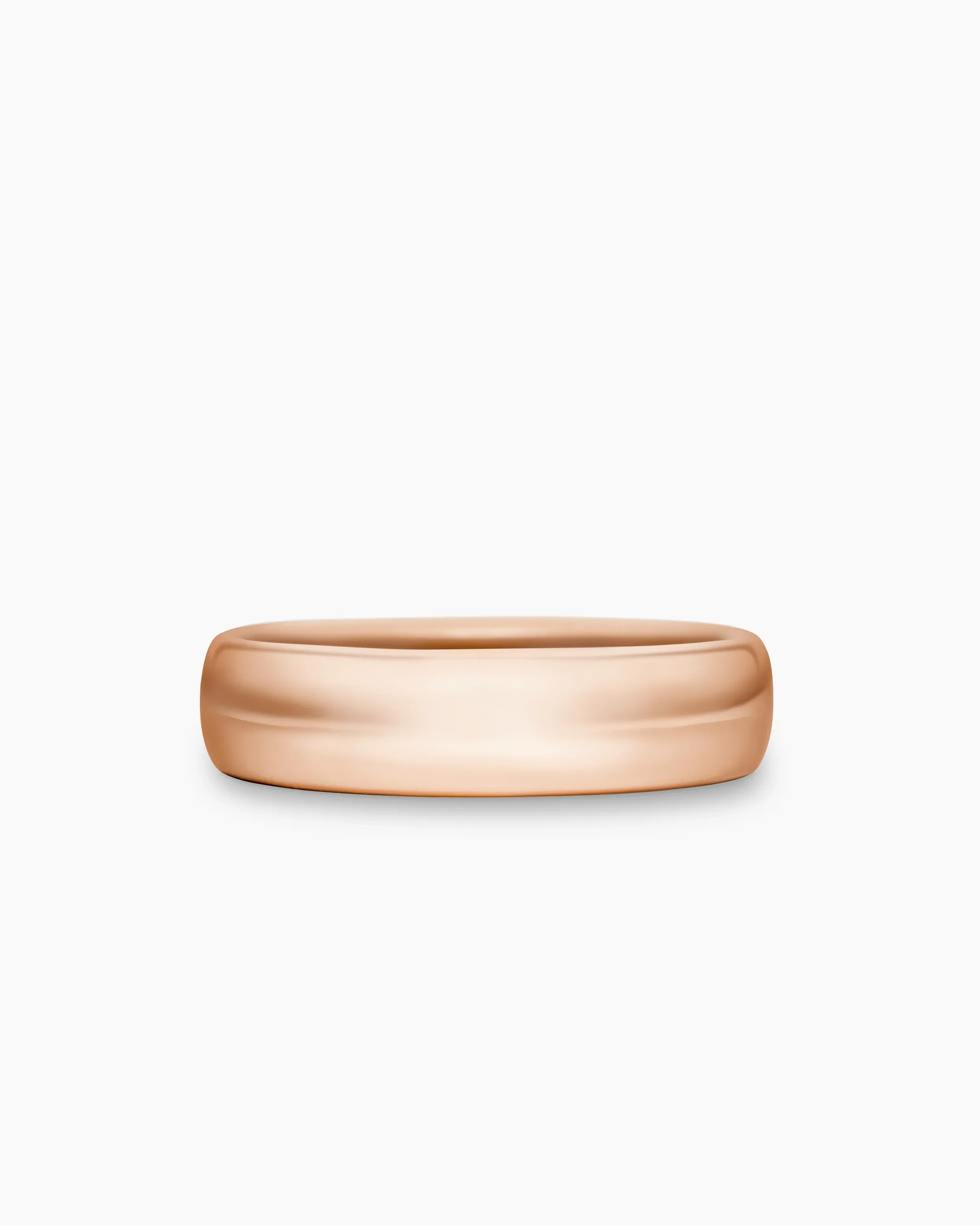 DY Classic Band Ring 18K Rose Gold, 6mm