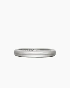 DY Classic Band Ring 18K White Gold, 3.5mm