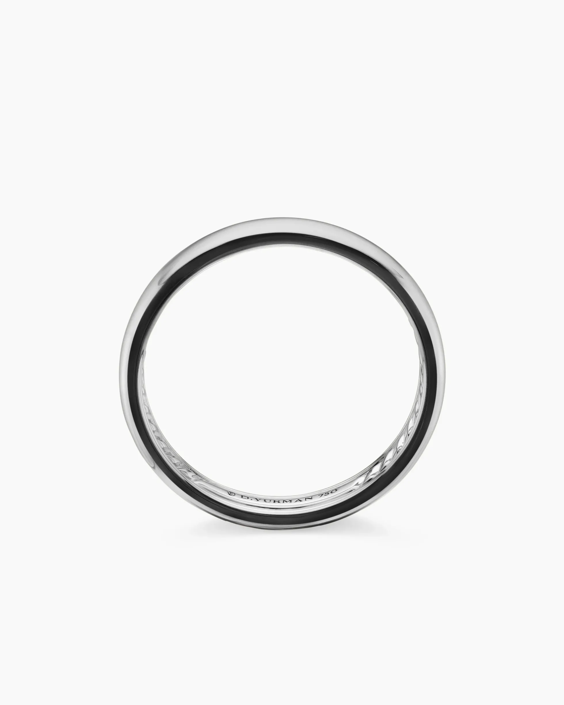 DY Classic Band Ring 18K White Gold, 3.5mm