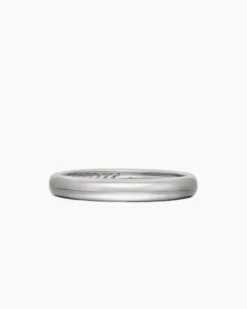 DY Classic Band Ring 18K White Gold, 3.5mm