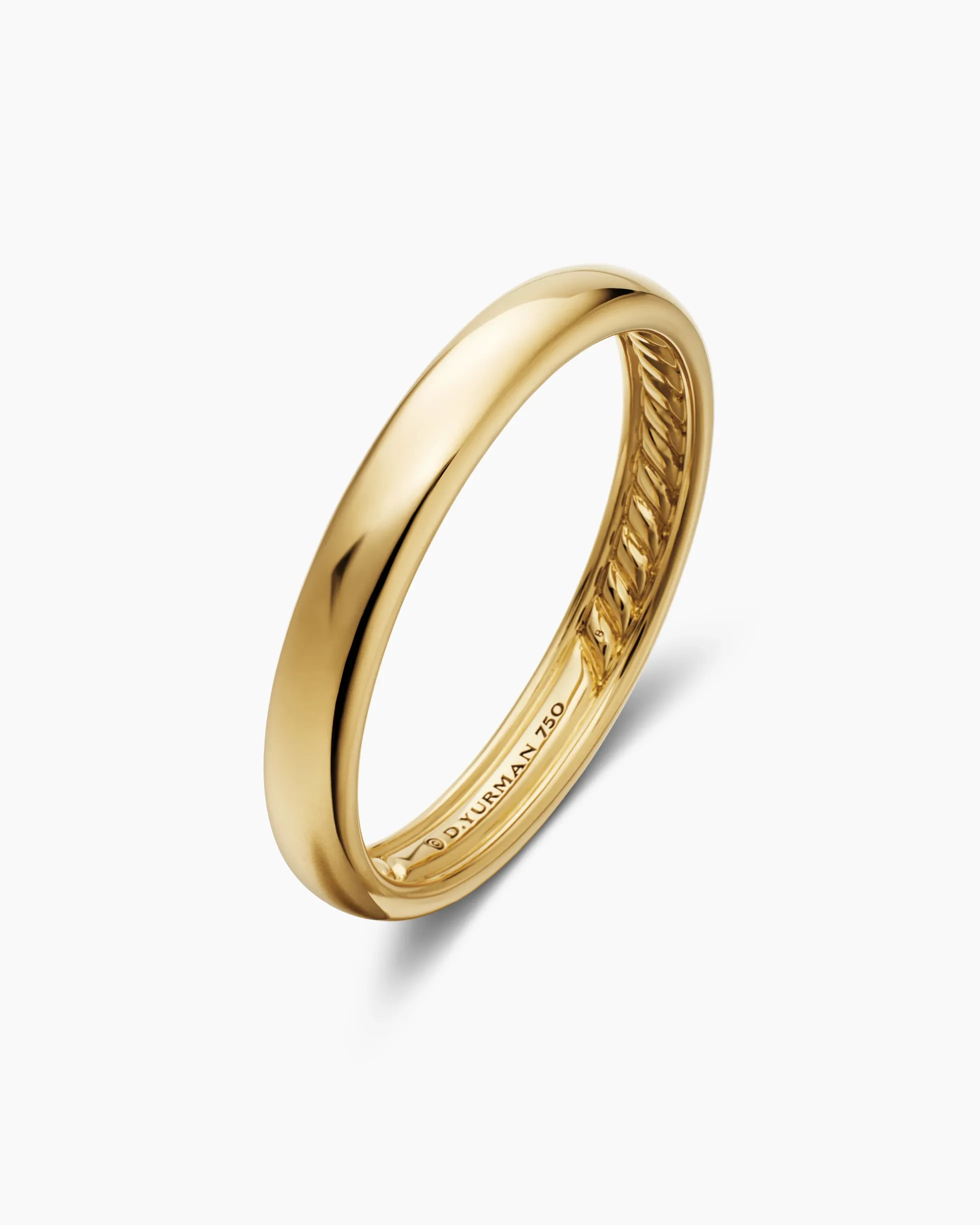 DY Classic Band Ring 18K Yellow Gold, 3.5mm