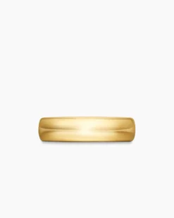 DY Classic Band Ring 18K Yellow Gold, 6mm