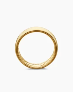 DY Classic Band Ring 18K Yellow Gold, 6mm