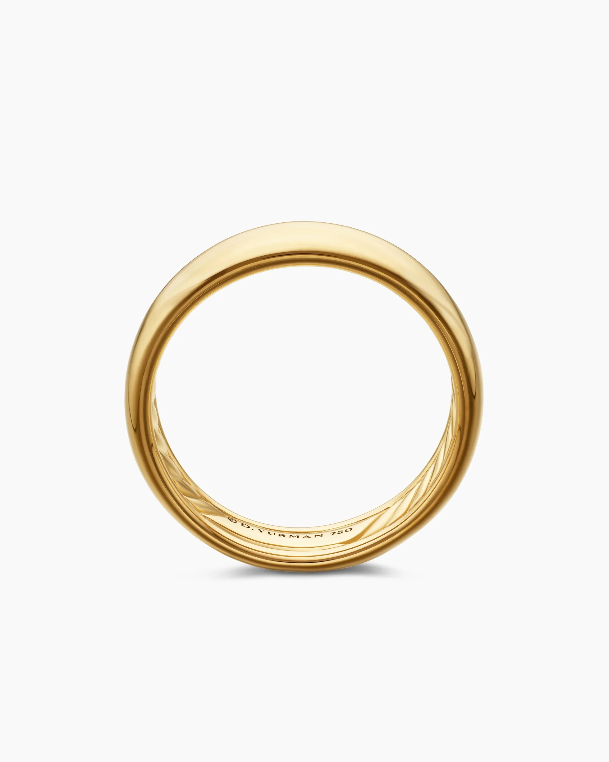 DY Classic Band Ring 18K Yellow Gold, 6mm