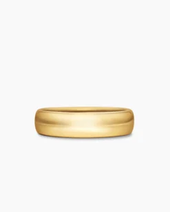 DY Classic Band Ring 18K Yellow Gold, 6mm
