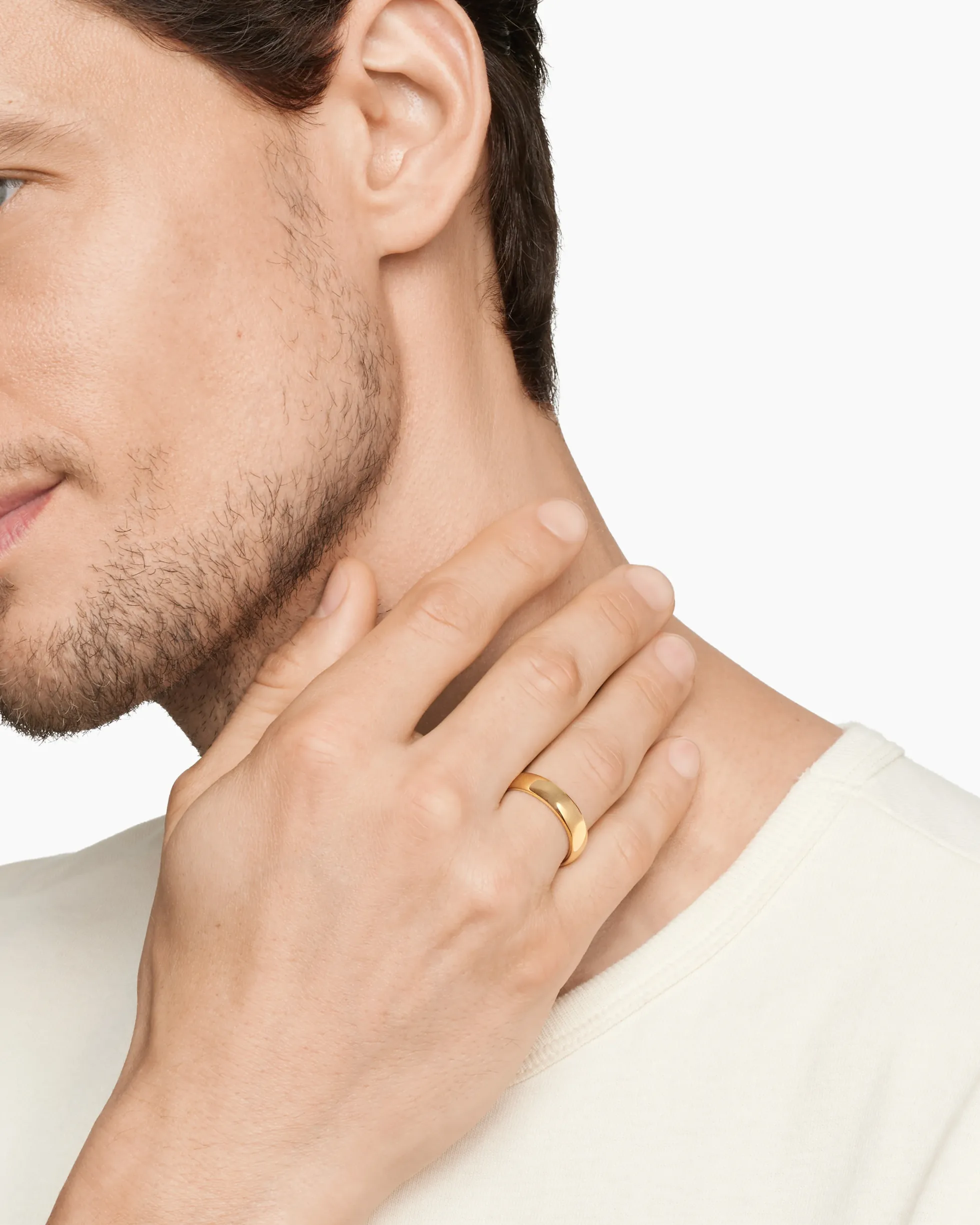 DY Classic Band Ring 18K Yellow Gold, 6mm