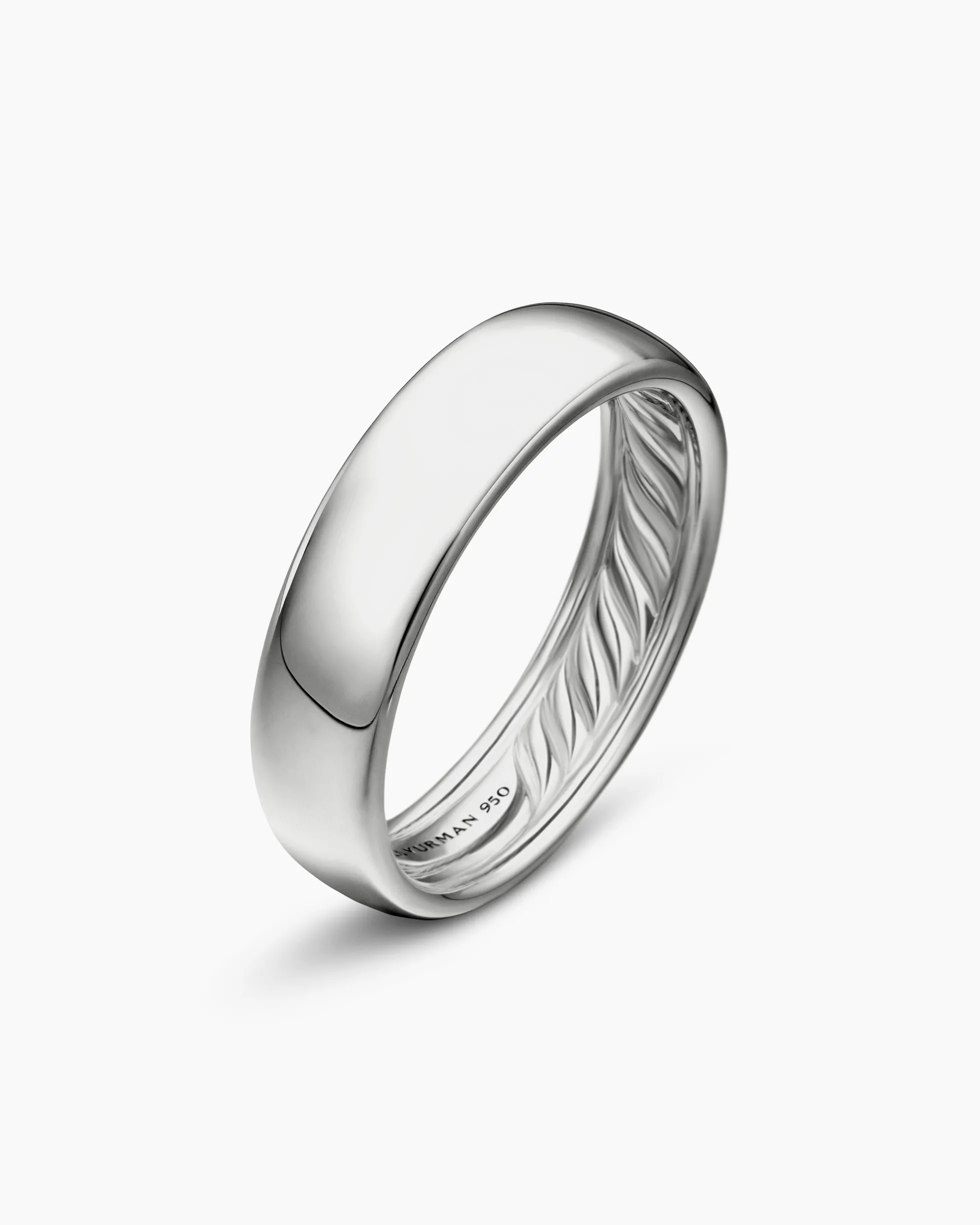 DY Classic Band Ring Platinum, 6mm