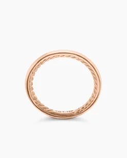 DY Eden Band Ring 18K Rose Gold, 2mm