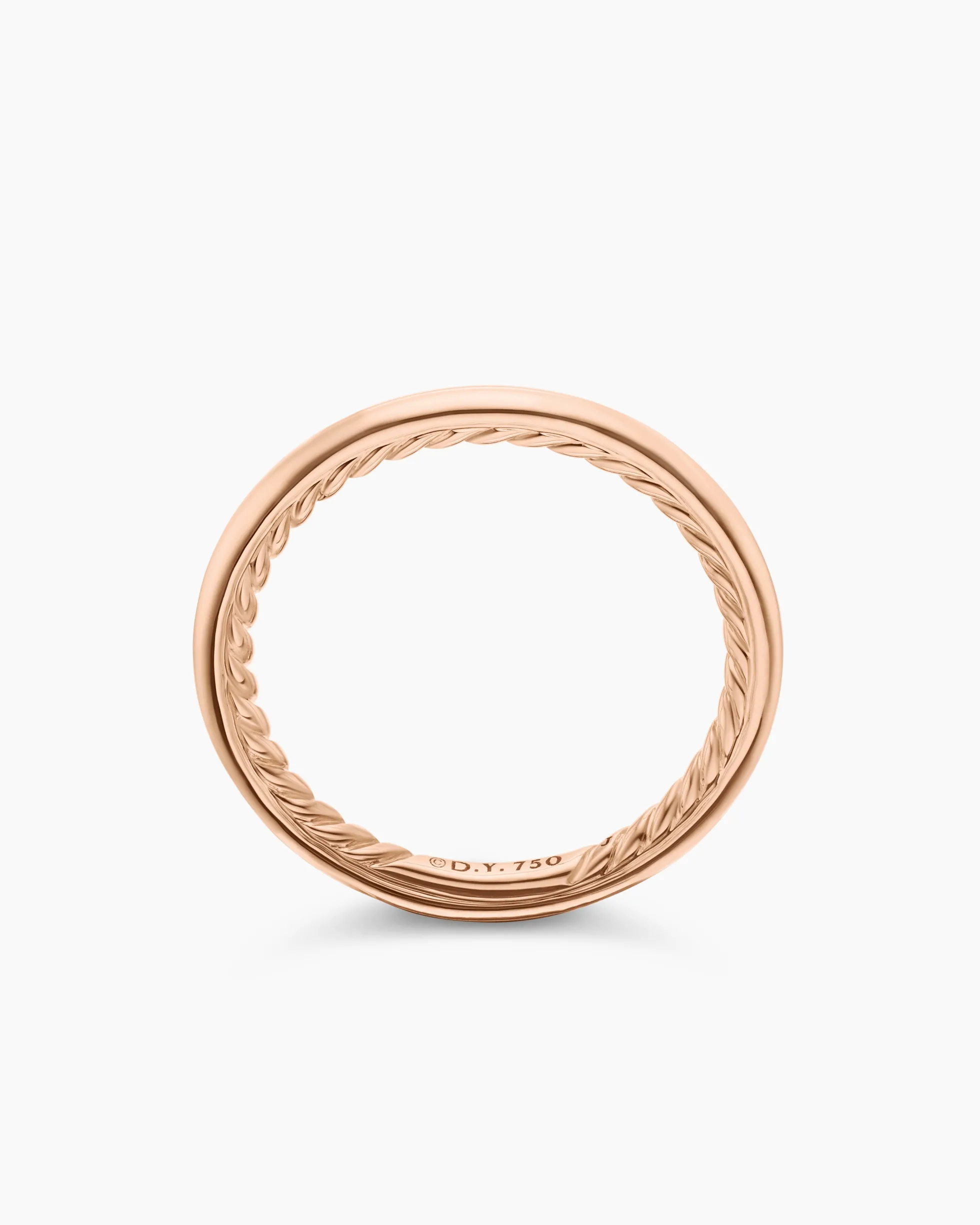 DY Eden Band Ring 18K Rose Gold, 2mm