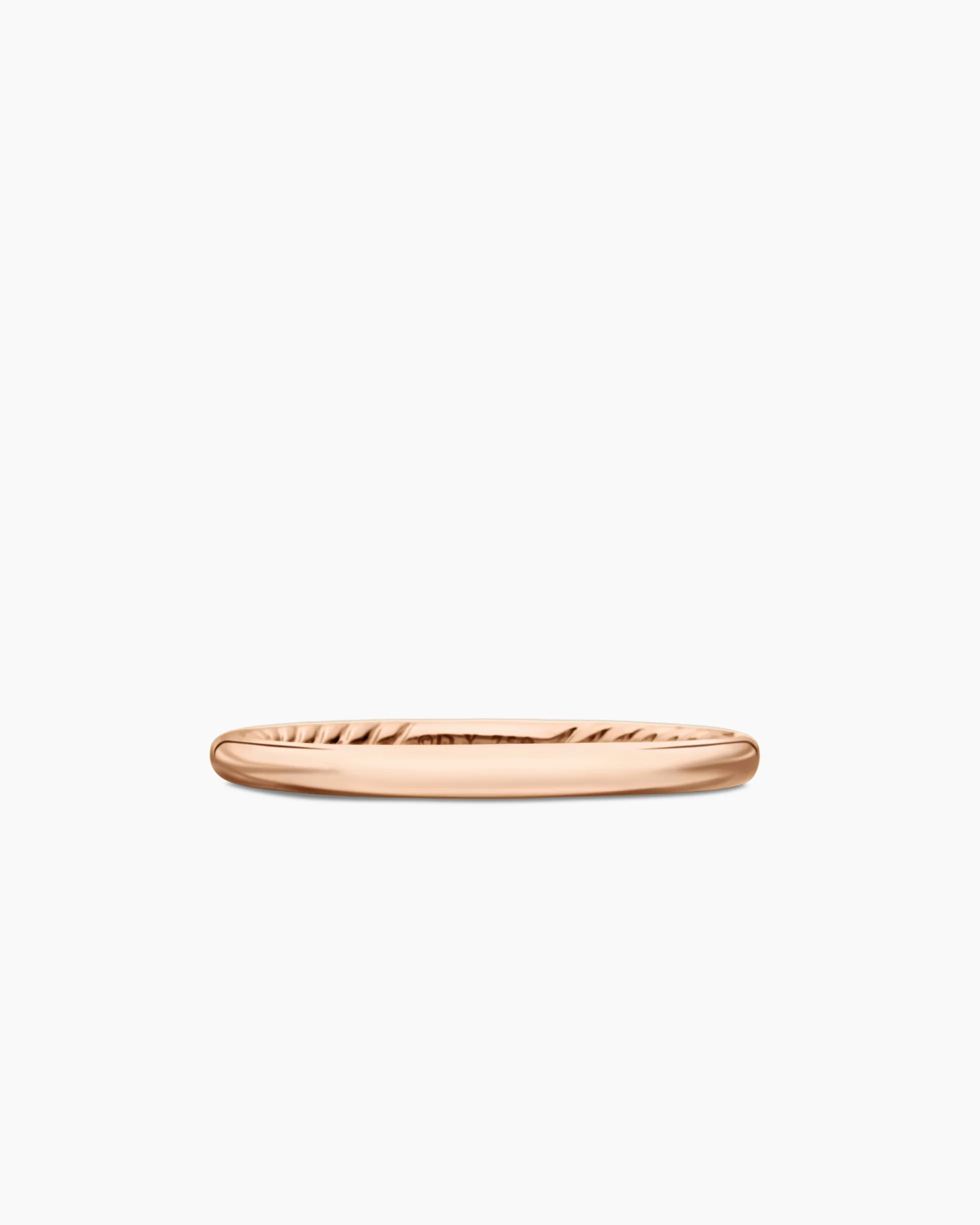 DY Eden Band Ring 18K Rose Gold, 2mm