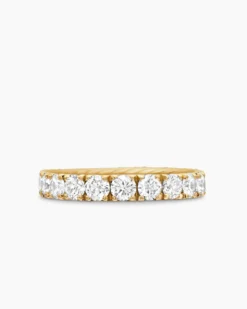 DY Eden Band Ring 18K Yellow Gold with Diamonds, 3.6mm