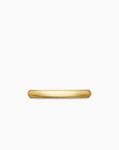 DY Eden Band Ring 18K Yellow Gold, 2.5mm
