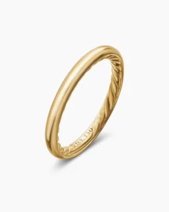 DY Eden Band Ring 18K Yellow Gold, 2.5mm