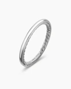 DY Eden Band Ring Platinum, 2mm