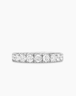 DY Eden Band Ring Platinum with Diamonds, 3.6mm
