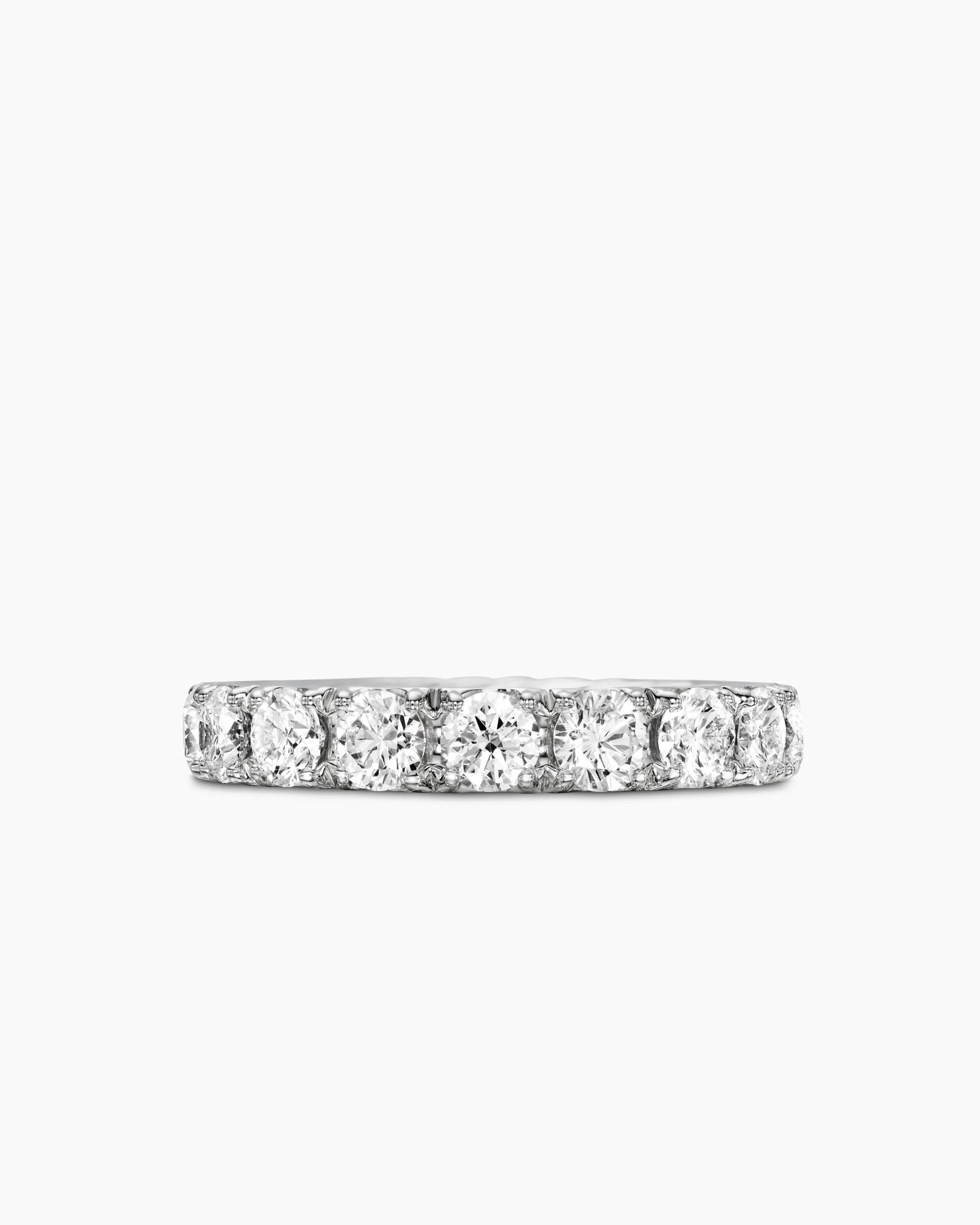 DY Eden Eternity Band Ring Platinum with Diamonds, 3.9mm