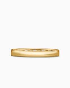 DY Eden Partway Alternating Diamond Band Ring 18K Yellow Gold with Diamonds, 2.8mm
