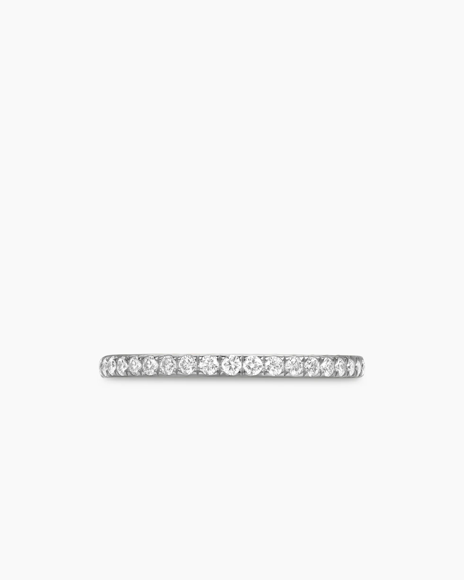 DY Eden Partway Band Ring Platinum with Diamonds, 1.85mm