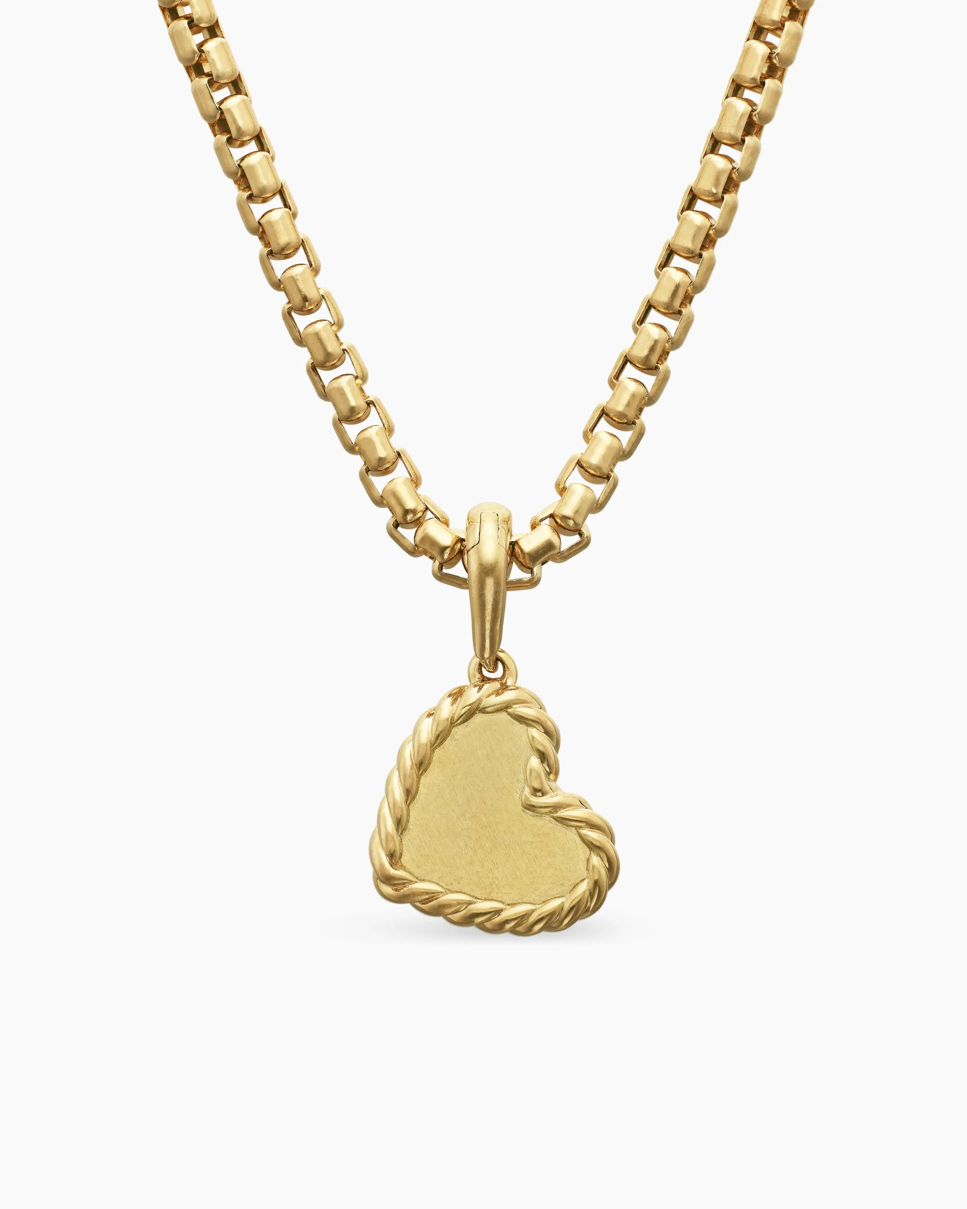 DY Elements® Heart Pendant 18K Yellow Gold with Diamonds, 11mm