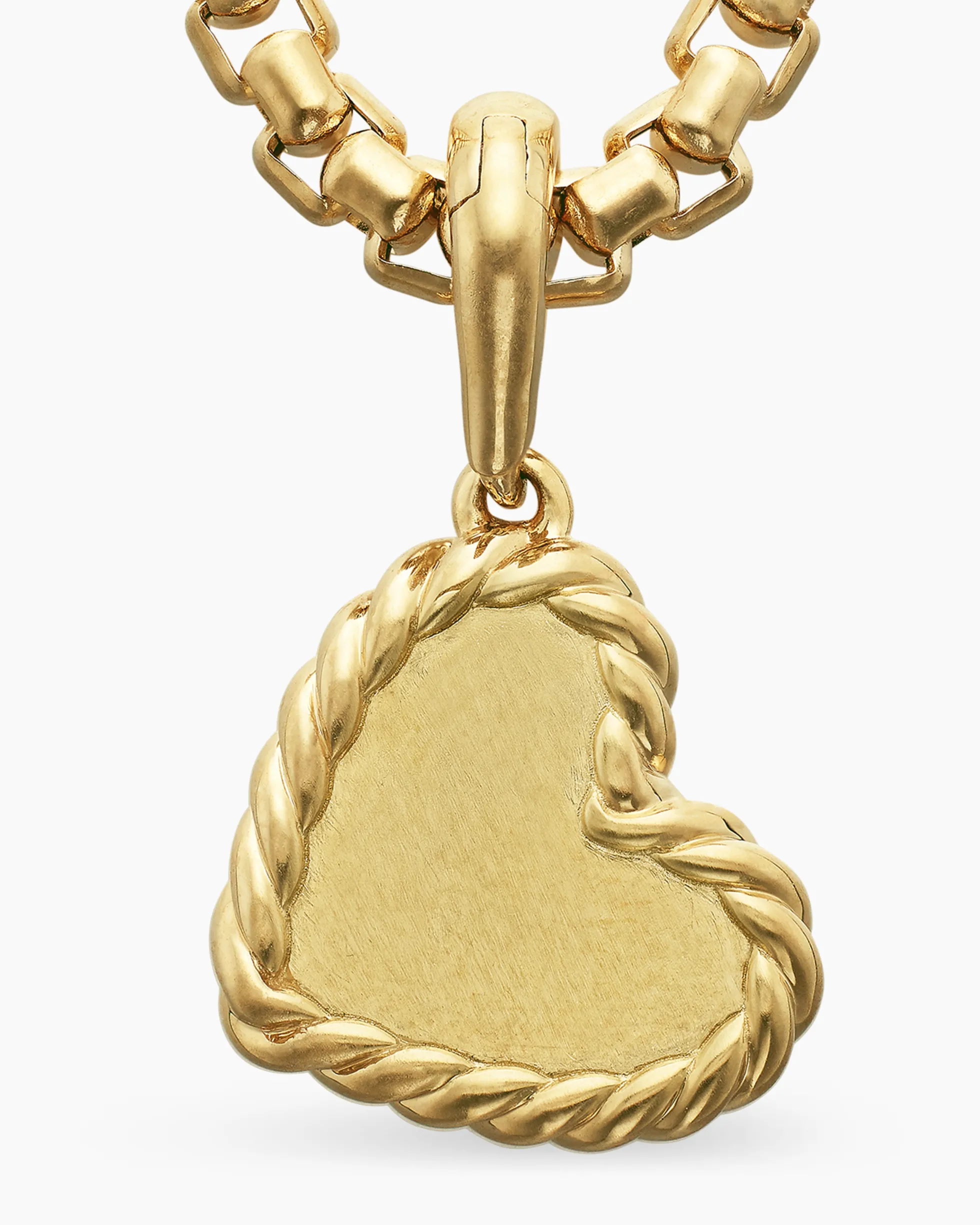 DY Elements® Heart Pendant 18K Yellow Gold with Diamonds, 11mm