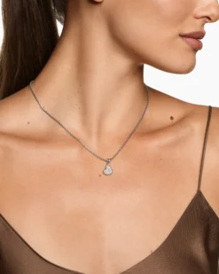 DY Elements® Heart Pendant Sterling Silver with Diamonds, 12.7mm