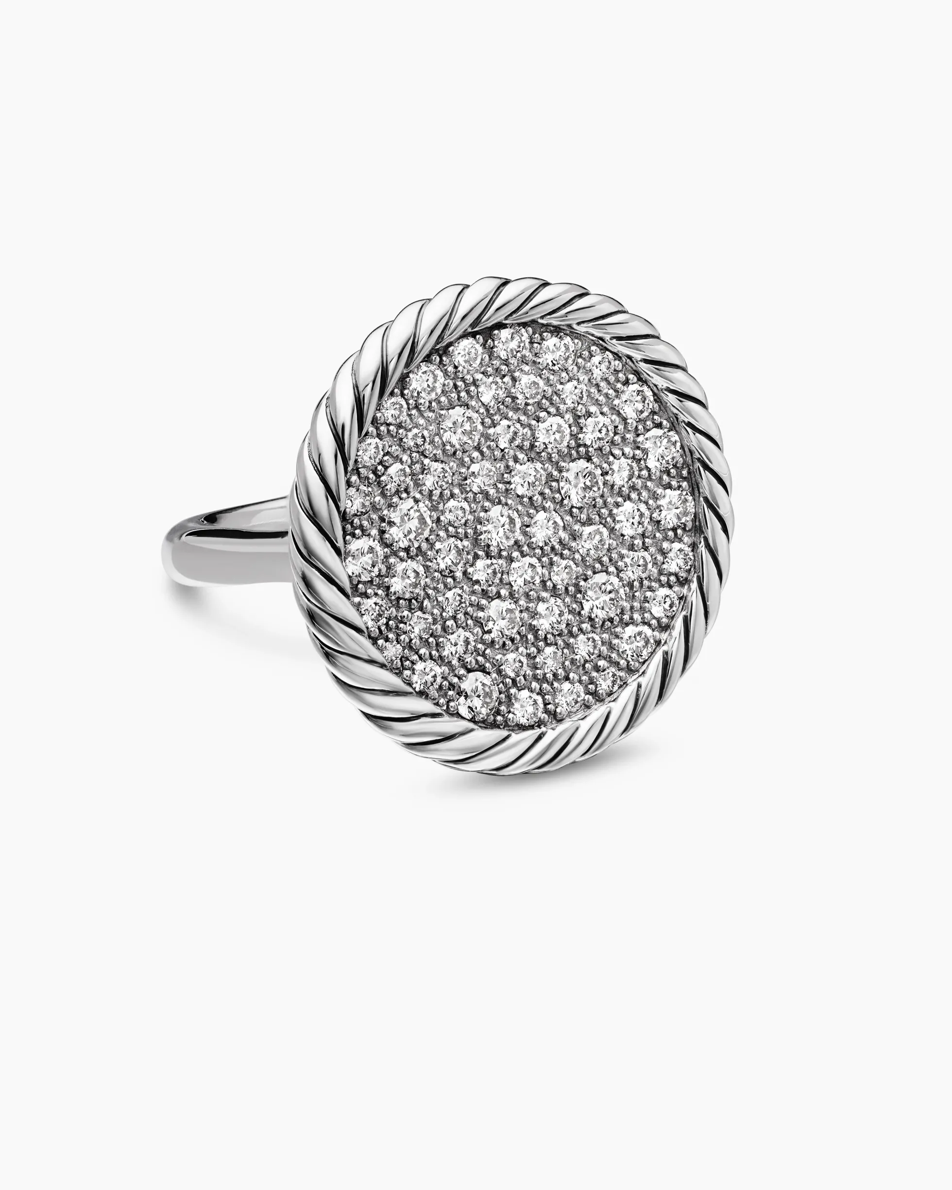 DY Elements® Ring Sterling Silver with Diamonds, 21.2mm