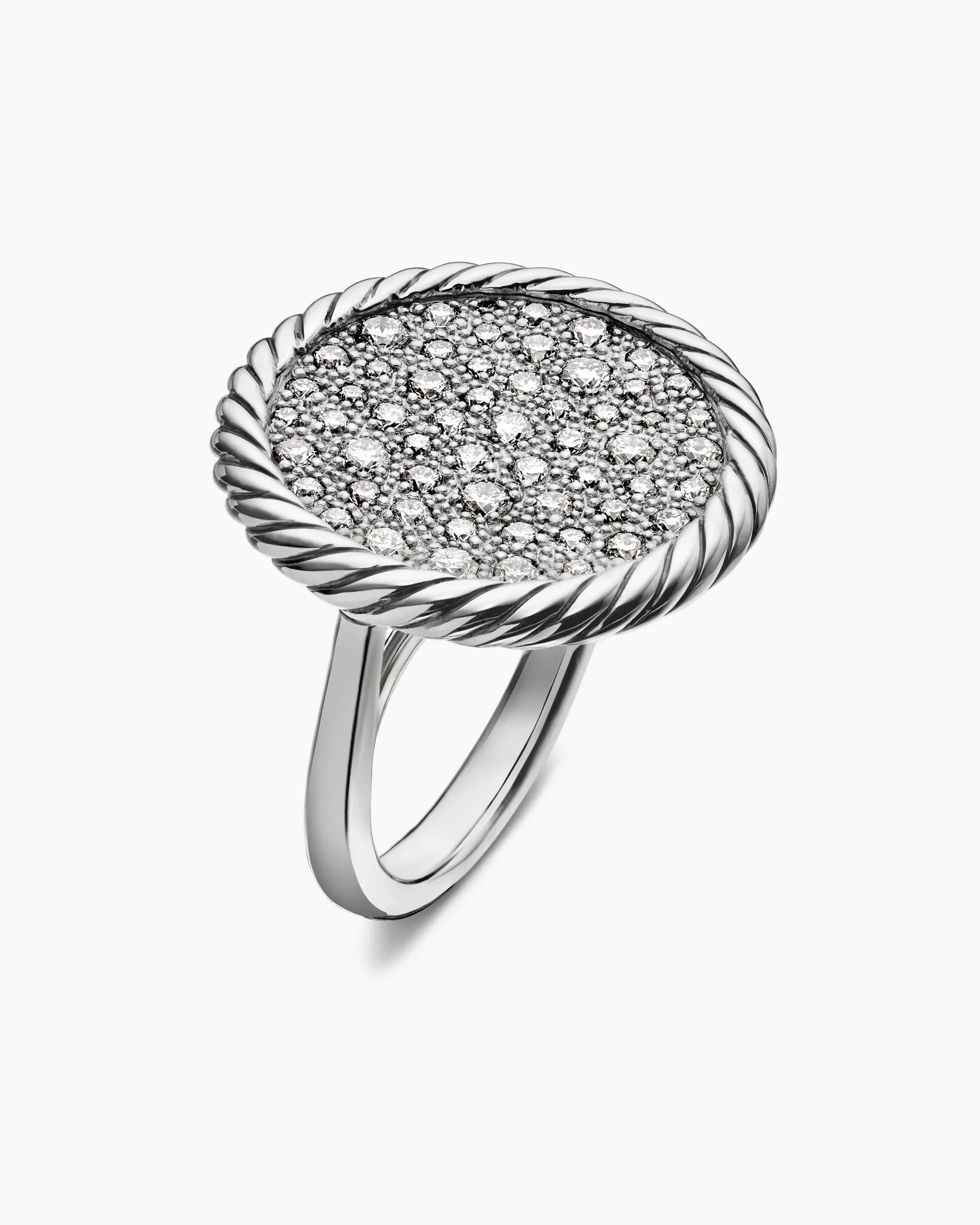 DY Elements® Ring Sterling Silver with Diamonds, 21.2mm