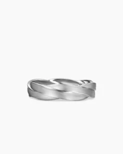 DY Helios™ Band Ring Sterling Silver, 6mm