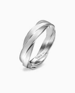 DY Helios™ Band Ring Sterling Silver, 6mm
