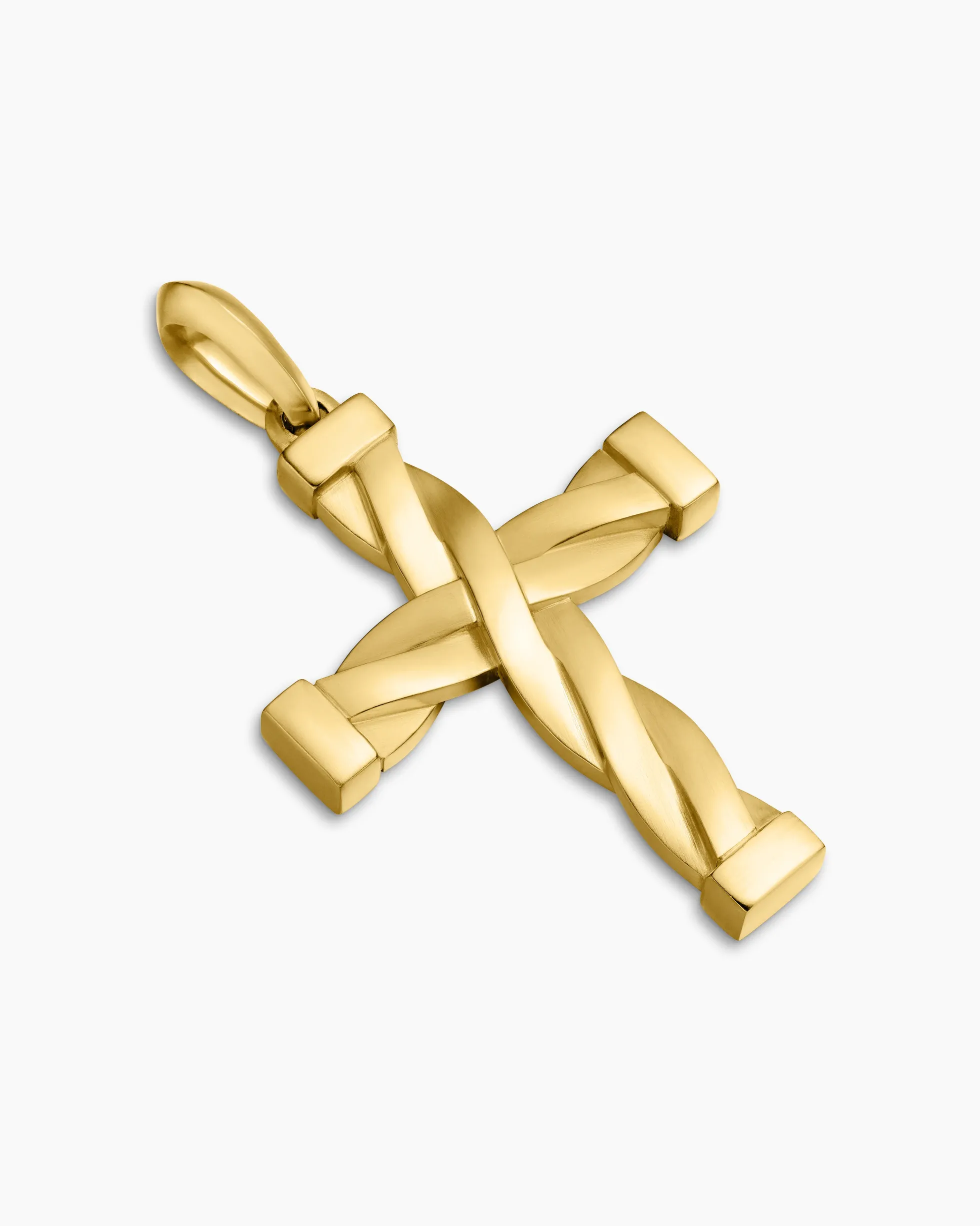 DY Helios™ Cross Pendant 18K Yellow Gold, 36mm