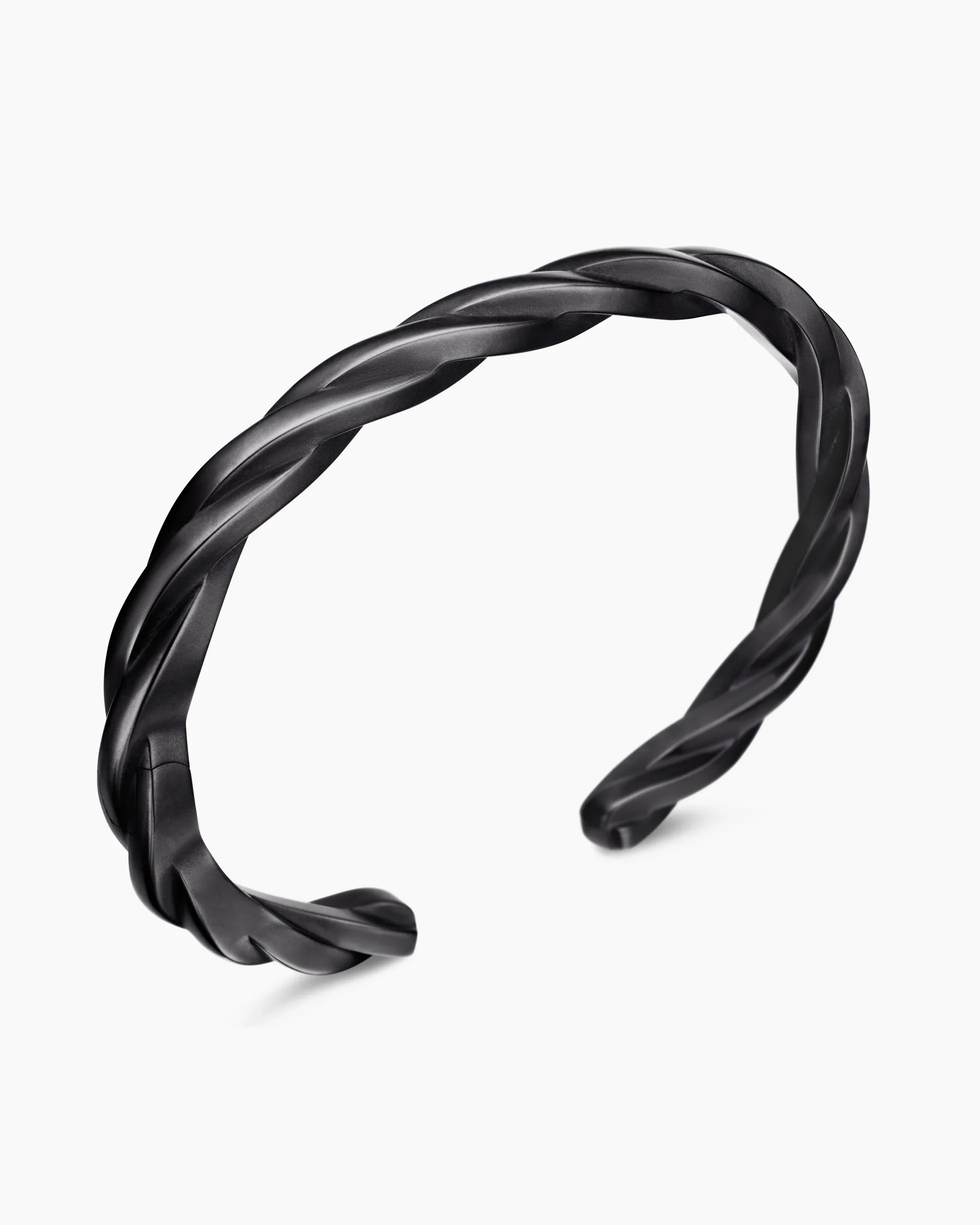 DY Helios™ Cuff Bracelet Black Titanium, 6mm