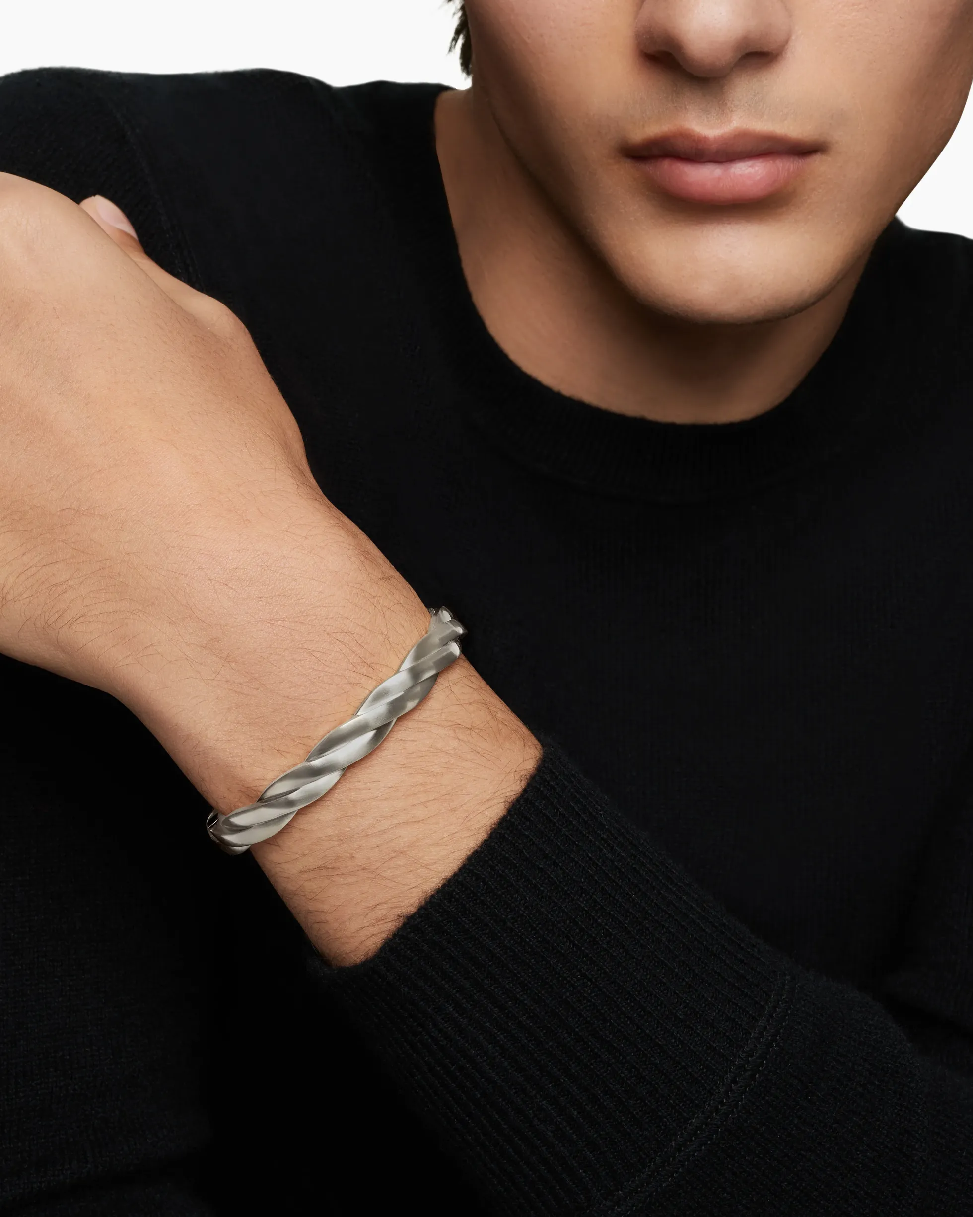 DY Helios™ Cuff Bracelet Sterling Silver, 9mm