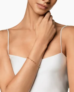 DY Madison® Chain Bracelet 18K Rose Gold, 3mm