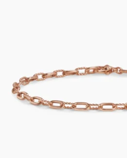 DY Madison® Chain Bracelet 18K Rose Gold, 3mm
