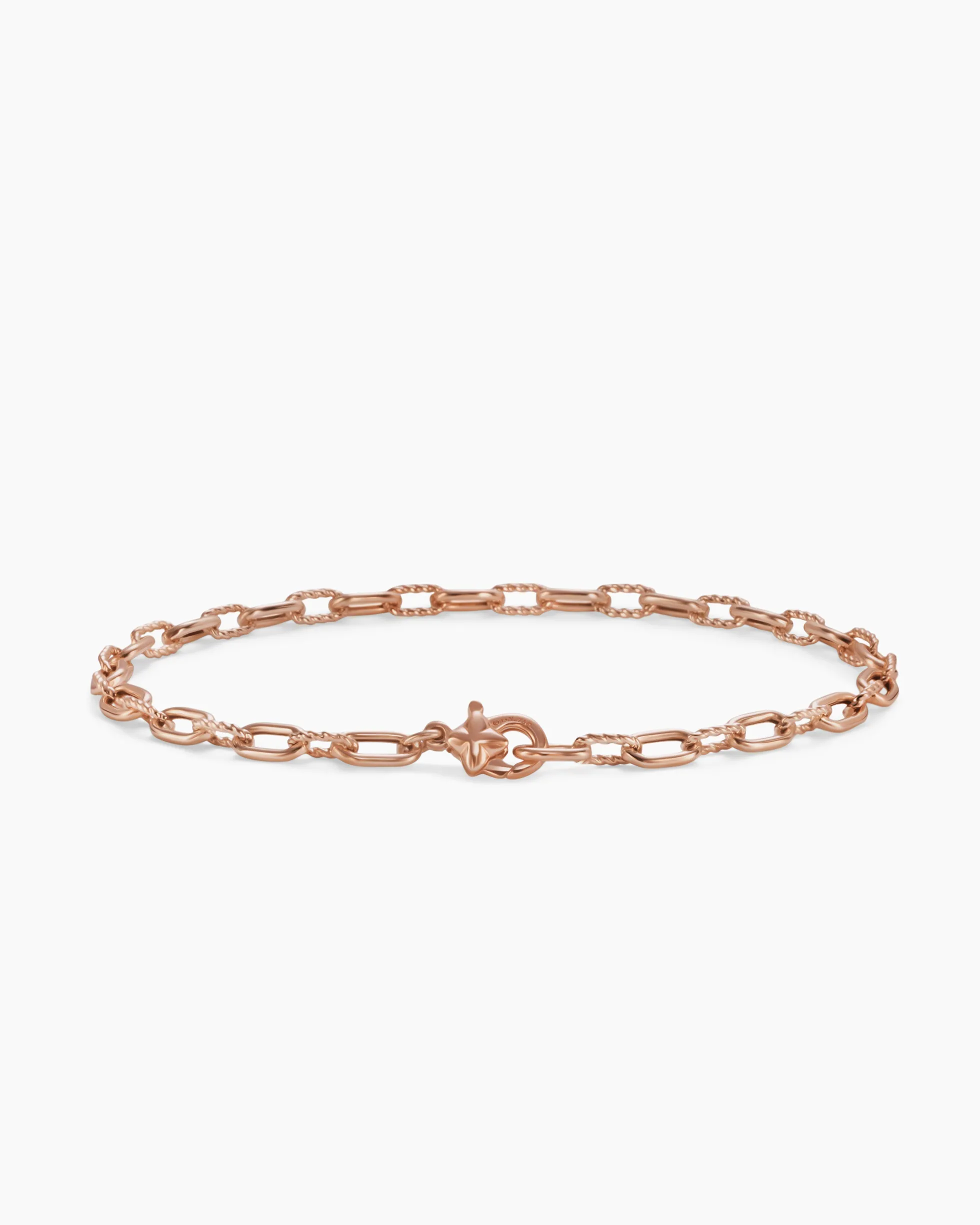 DY Madison® Chain Bracelet 18K Rose Gold, 3mm